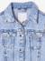 Veste jean fille personnalisable bleu clair+bleu moyen - vertbaudet enfant 