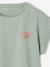 Sportswear T-Shirt for Girls ecru+sage green - vertbaudet enfant 