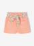 Shorts with Printed Belt for Girls coral - vertbaudet enfant 