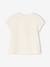 Pack of 3 long-sleeved t-shirts for girls - BASICS ecru+striped red - vertbaudet enfant 