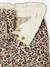 Wide-leg paperbag leopard print trousers for girls beige+chocolate+multicoloured+vanilla - vertbaudet enfant 