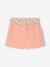 Shorts with Printed Belt for Girls coral - vertbaudet enfant 