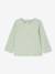 Pack of 3 long-sleeved t-shirts for girls - BASICS ecru+striped red - vertbaudet enfant 
