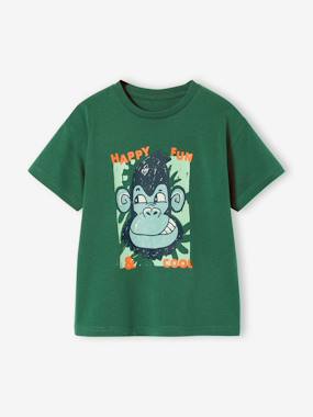 Boys-Short-Sleeved Animal T-Shirt for Boys 
