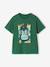 Short-Sleeved Animal T-Shirt for Boys ecru+fir green+white - vertbaudet enfant 