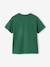 Short-Sleeved Animal T-Shirt for Boys ecru+fir green+white - vertbaudet enfant 