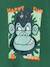 Short-Sleeved Animal T-Shirt for Boys ecru+fir green+white - vertbaudet enfant 