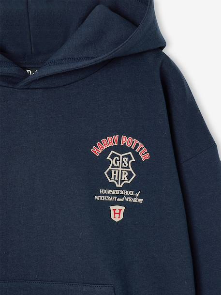 Boys' Harry Potter hooded sweatshirt navy blue - vertbaudet enfant 