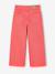 Medium Fit Wide Leg MorphologiK Trousers for Girls coral+khaki+old rose - vertbaudet enfant 