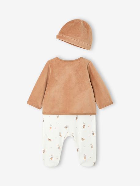 Customisable newborn set for babies cappuccino - vertbaudet enfant 