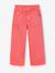 Medium Fit Wide Leg MorphologiK Trousers for Girls coral+khaki+old rose - vertbaudet enfant 