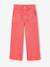 Wide Leg MorphologiK Trousers for Girls coral+khaki+old rose - vertbaudet enfant 