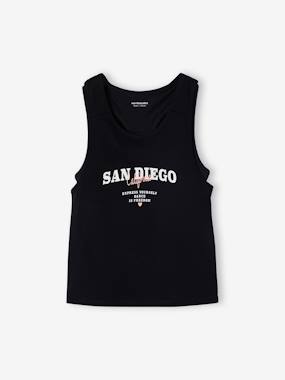Girls-Tops-T-Shirts-Tank Top & Sport Bra Set for Girls 