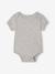 Pack of 3 short-sleeved, convertible bodysuits for boys marl grey - vertbaudet enfant 