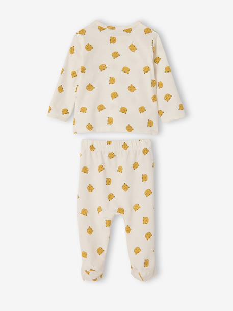 Lot 2 pyjamas garçon coton bio jaune - vertbaudet enfant 
