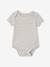 Pack of 5 short-sleeved bodysuit rabbit cloud ecru - vertbaudet enfant 
