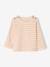 Striped T-Shirt for Girls ecru - vertbaudet enfant 