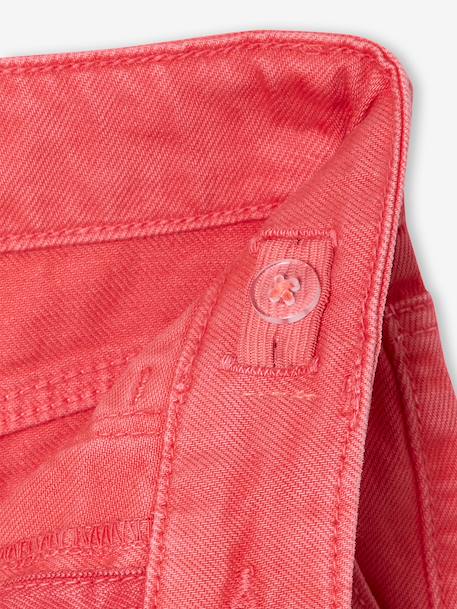 Wide Leg MorphologiK Trousers for Girls coral+khaki+old rose - vertbaudet enfant 