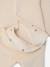 Velvet sleepsuit for newborns ecru - vertbaudet enfant 