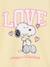 Snoopy girl's sweatshirt pastel yellow - vertbaudet enfant 