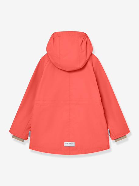 MATALLURE Mid-Season Parka for Girls, MINI A TURE deep blue+navy blue+tomato red - vertbaudet enfant 