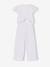 Girl's playsuit in English embroidery white - vertbaudet enfant 