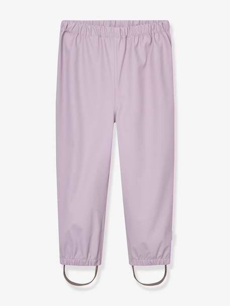 Rain set with jacket and trousers for children MATREINAR MINI A TURE mauve+tomato red - vertbaudet enfant 