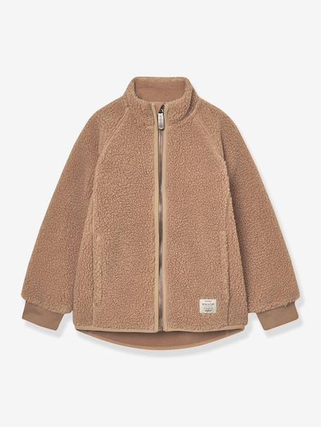 Veste en polaire Teddy avec fermeture éclair enfants MATCEDRIC MINI A TURE bleu foncé+cannelle+écru+lilas poudré+vert - vertbaudet enfant 