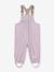 Ensemble de pluie : veste imperméable & pantalon salopette bébé MATWAINIS MINI A TURE mauve+tomette - vertbaudet enfant 