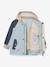 Lined hooded jacket for babies MATWALLY MINI A TURE light blue - vertbaudet enfant 