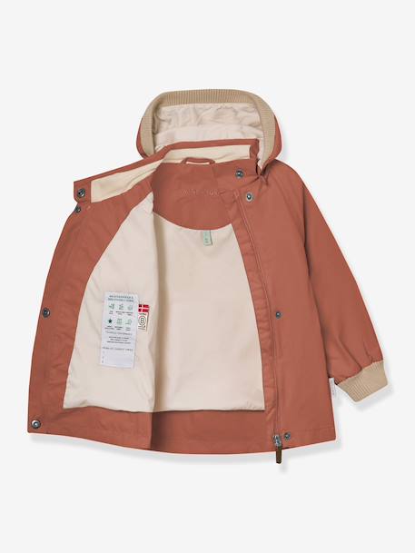 MATWAI Mid-Season Jacket for Baby Girls, MINI A TURE brown+dark brown+deep blue+dusky pink+lilac+pale blue+pastel yellow+rosy+sage green+sandy beige+yellow - vertbaudet enfant 