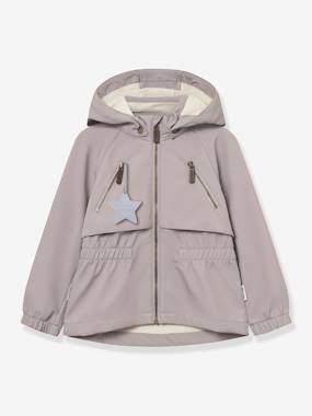 Veste softshell à capuche fille coupe-vent et déperlante MATALGEA MINI A TURE  - vertbaudet enfant