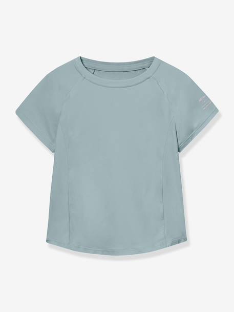 T-shirt fonctionnel MATLOIS avec effet rafraîchissant bleu ardoise+lilas - vertbaudet enfant 