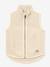 Gilet en polaire Teddy enfants MATBATTAL MINI A TURE cannelle+écru - vertbaudet enfant 