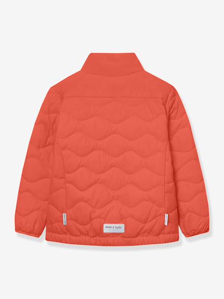 Lightweight quilted jacket for children MATNAVA MINI A TURE almond green+carrot+soft lilac - vertbaudet enfant 