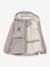 Girl's windproof and water-repellent softshell hooded jacket MATALGEA MINI A TURE mauve - vertbaudet enfant 