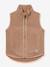 Teddy fleece cardigan for children MATBATTAL MINI A TURE cinnamon+ecru - vertbaudet enfant 