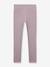 Girls' MATLEE MINI A TURE leggings carrot+soft lilac - vertbaudet enfant 
