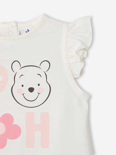 Winnie the Pooh floral set for baby girls pale pink - vertbaudet enfant 