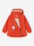 Rain set: waterproof jacket & dungaree trouser for babies MATWAINIS MINI A TURE mauve+tomato red - vertbaudet enfant 
