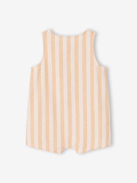 Sleeveless romper for baby boys yellow - vertbaudet enfant 