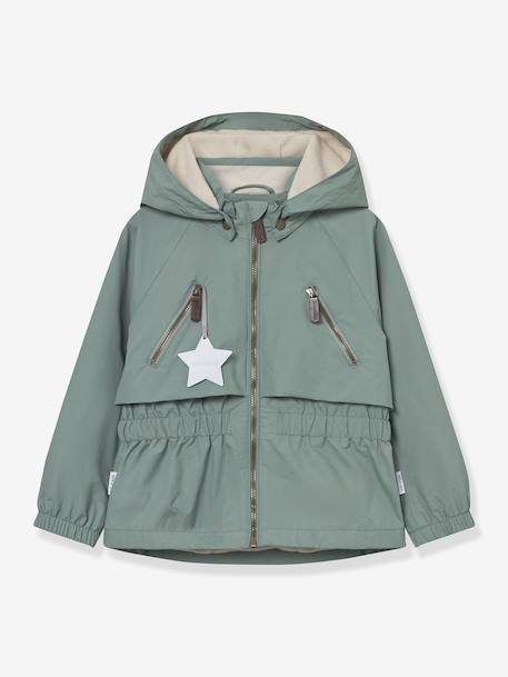 Veste mi-saison imperméable fille avec doublure polaire MATALGEA bois de rose+lilas poudré+rose poudré+vert sauge - vertbaudet enfant 