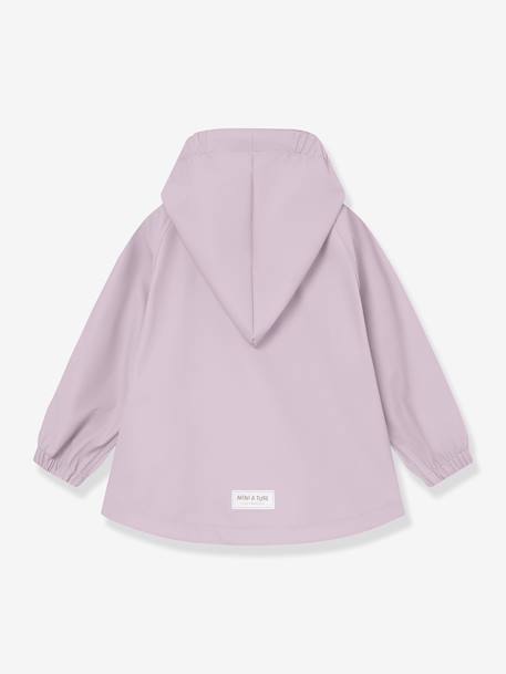 Ensemble de pluie : veste imperméable & pantalon salopette bébé MATWAINIS MINI A TURE mauve+tomette - vertbaudet enfant 