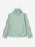 Children's fleece jacket with zip fastening MATBERKAN MINI A TURE mint green+old rose - vertbaudet enfant 