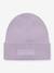 Knitted beanie for children MATBOJE MINI A TURE lilac+sand beige+tomato red - vertbaudet enfant 