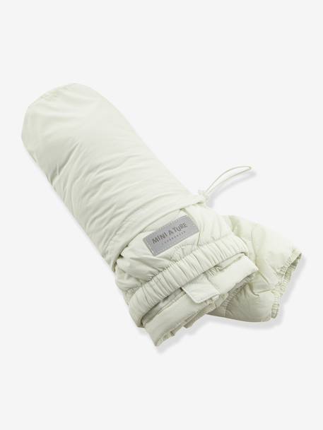 Lightweight quilted jacket for children MATNAVA MINI A TURE almond green+carrot+soft lilac - vertbaudet enfant 