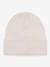 Bonnet tricoté enfant MATBOJE MINI A TURE beige poudré+lilas+tomette - vertbaudet enfant 