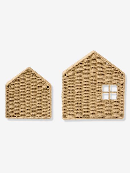 Pack of 2 house shelves beige - vertbaudet enfant 