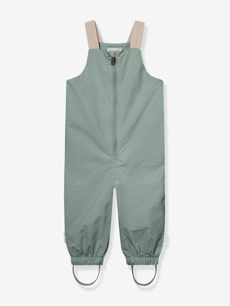 Waterproof dungarees for babies MATWALENTAYA MINI A TURE deep blue+sage green+tomato red - vertbaudet enfant 