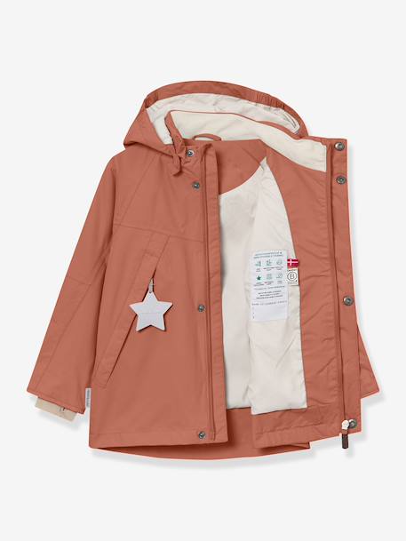 MATVALON MINI A TURE boy's hooded windcheater dark brown - vertbaudet enfant 